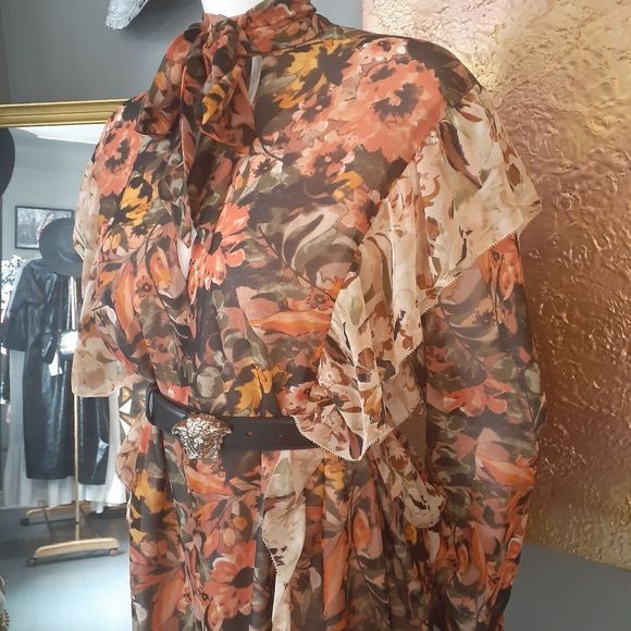 Aritzia Wilfred Bernadette Floral Mini Dress - Picture 2 of 13